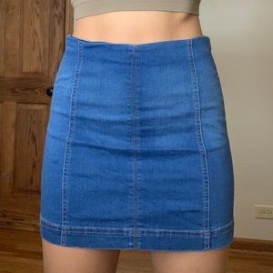 LULUS DENIM SKIRT